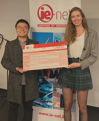 Kaat Van Assche makes second place with the ie-net award.